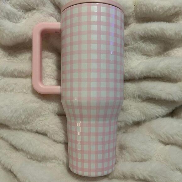 HydroJug Traveler 32 oz Pink Gingham BNWT - Picture 5 of 5